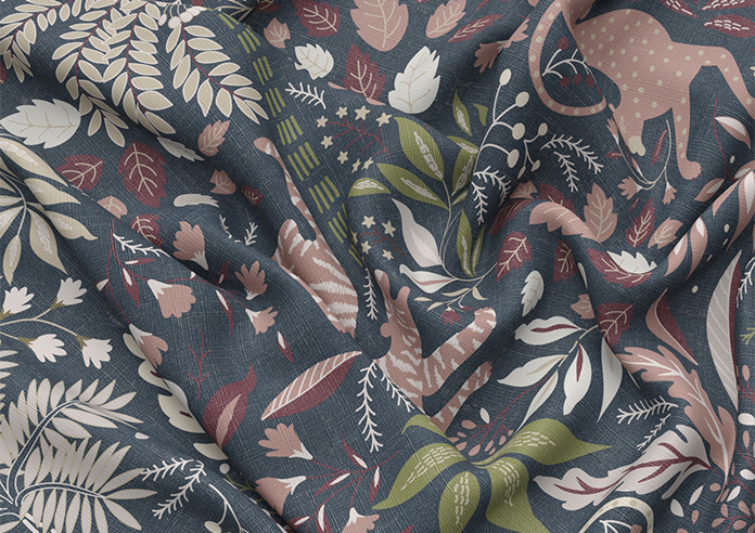 Pierre, Midnight - Made to Measure Curtains - Image 4